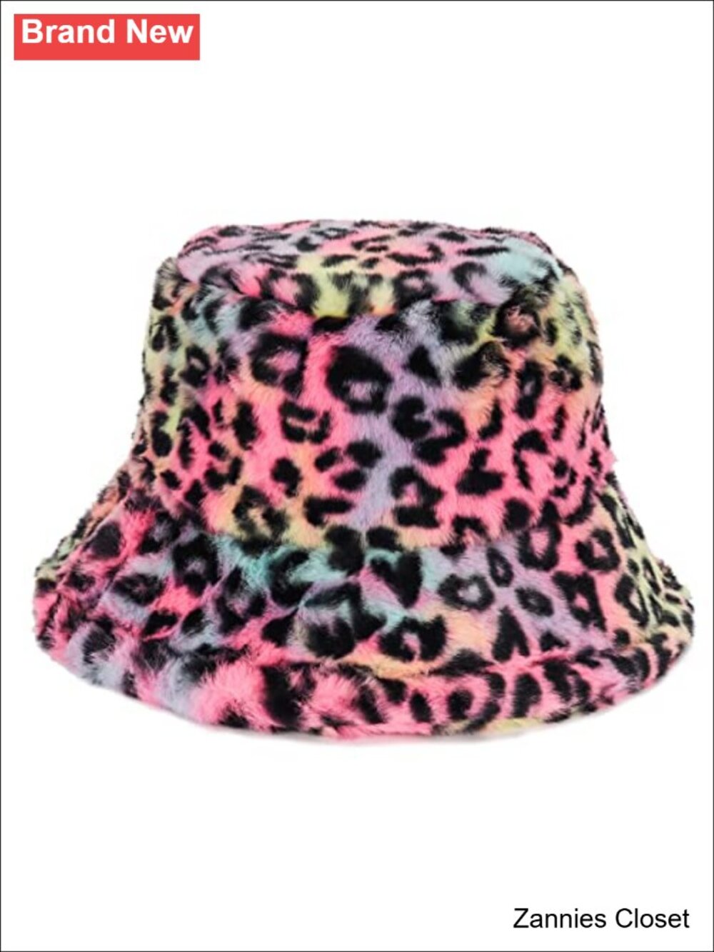 🤠 WETMT Faux Fur Fuzzy Bucket Hat Winter Warm Plush Fisherman Hat
